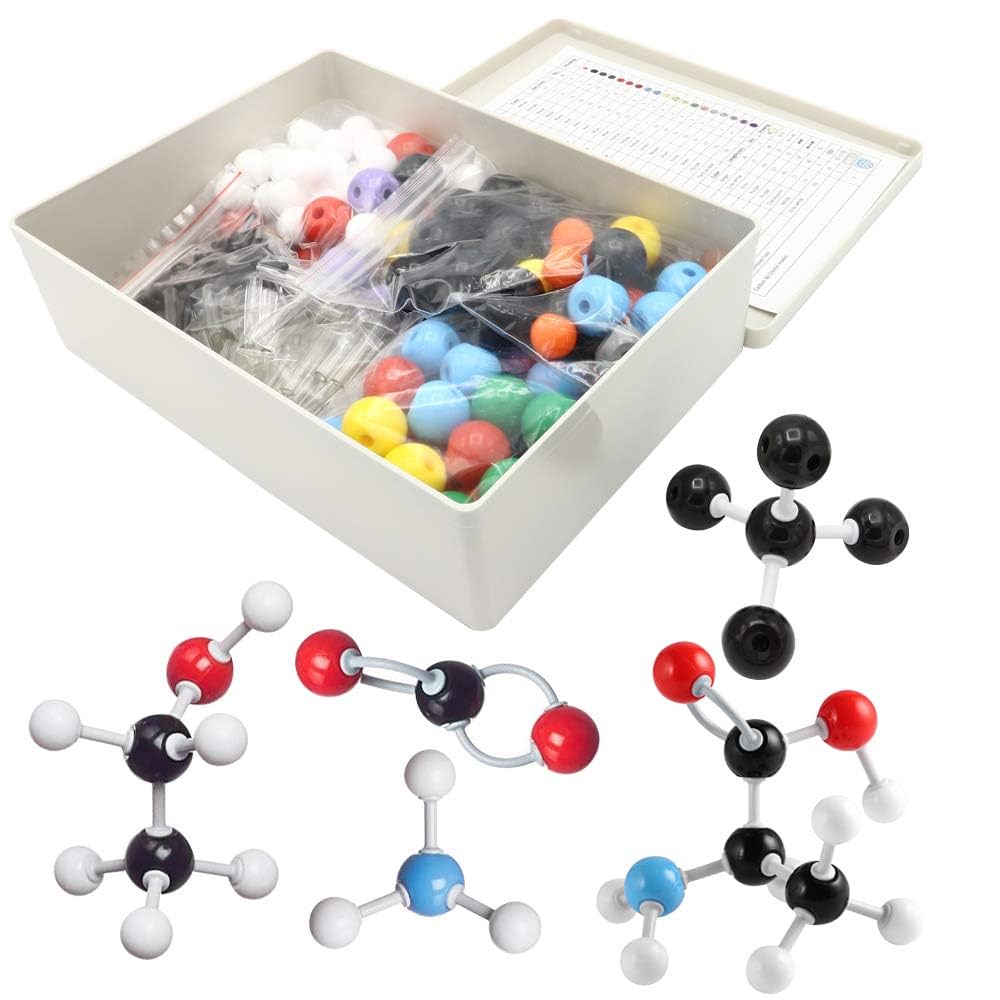 分子構造模型 分子モデル セット 組立式 原子 元素 化学 イオン 444pcs Amazon.co.jp: フェリモア 分子構造模型 分子モデル セット